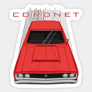 Dodge Coronet 1968 - red Sticker